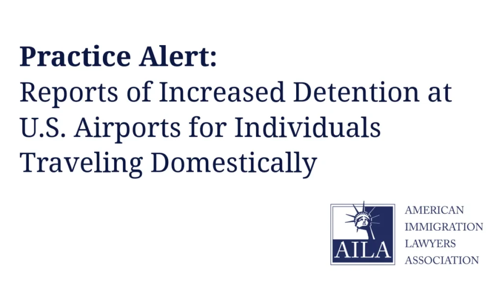 AILA reports increase in Tsa Ice Airline Passenger Detentions at U.S. airports - El-Balad.com