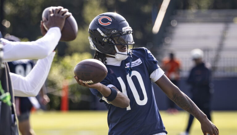Buzz builds for Bears' Luther Burden, even as 2nd-year WR leaps have proven tricky - Chicago Sun-Times