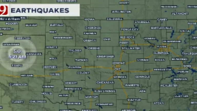 Oklahoma residents report tremors from 5.0 magnitude earthquake detected in Texas - News 9