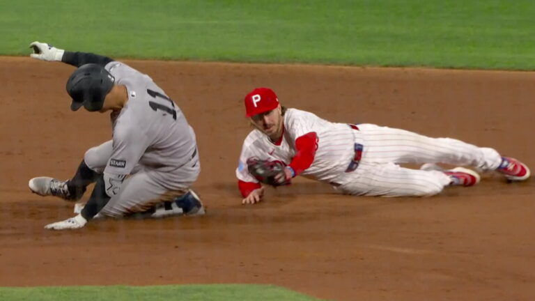 Anthony Volpe laces RBI double to get Yankees back in mix against Phillies - NBC Sports