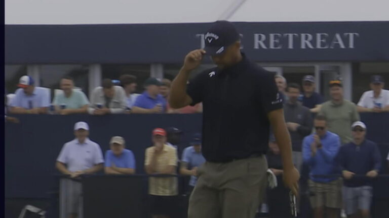 Xander Schauffele maneuvers for crafty birdie on No. 7 at Royal Birkdale - NBC Sports
