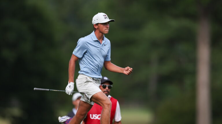 Miles Russell delivers epic performance to earn spot in U.S. Junior final - Golf Channel
