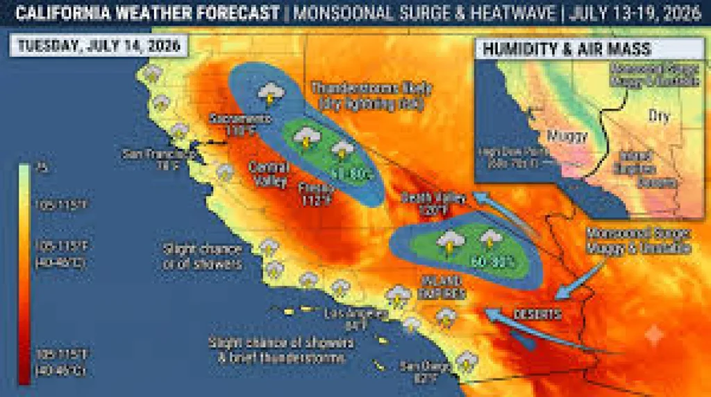 What Is A Monsoon? North American Monsoon Brings 60 mph Gusts - El-Balad.com