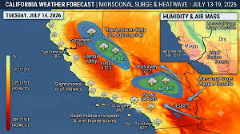 What Is A Monsoon? North American Monsoon Brings 60 mph Gusts - El-Balad.com