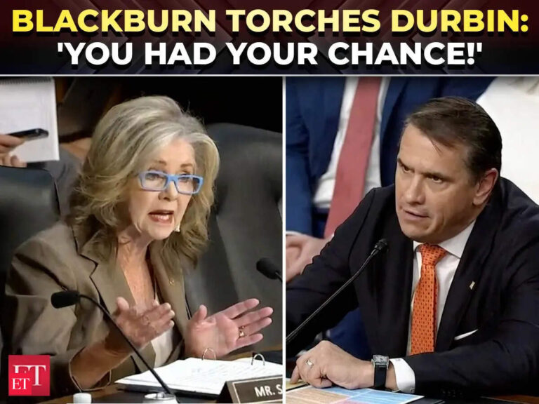'Where were you then?': Sen Blackburn confronts Durbin in heated Senate clash over Epstein files - The Economic Times