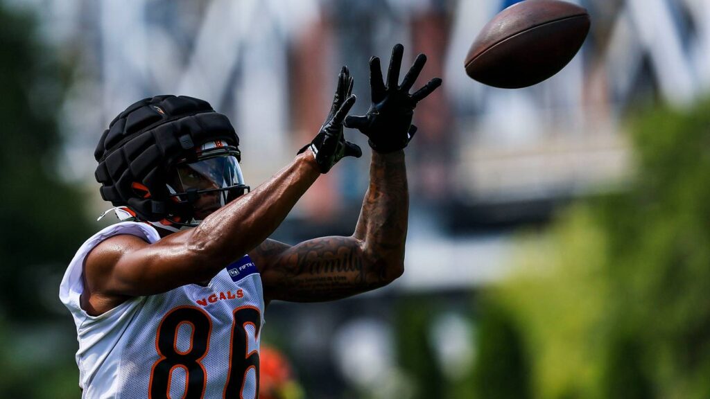 Colbie Young Catches First NFL Preseason Touchdown to Open End Zone Trips Against Bears - Sports Illustrated