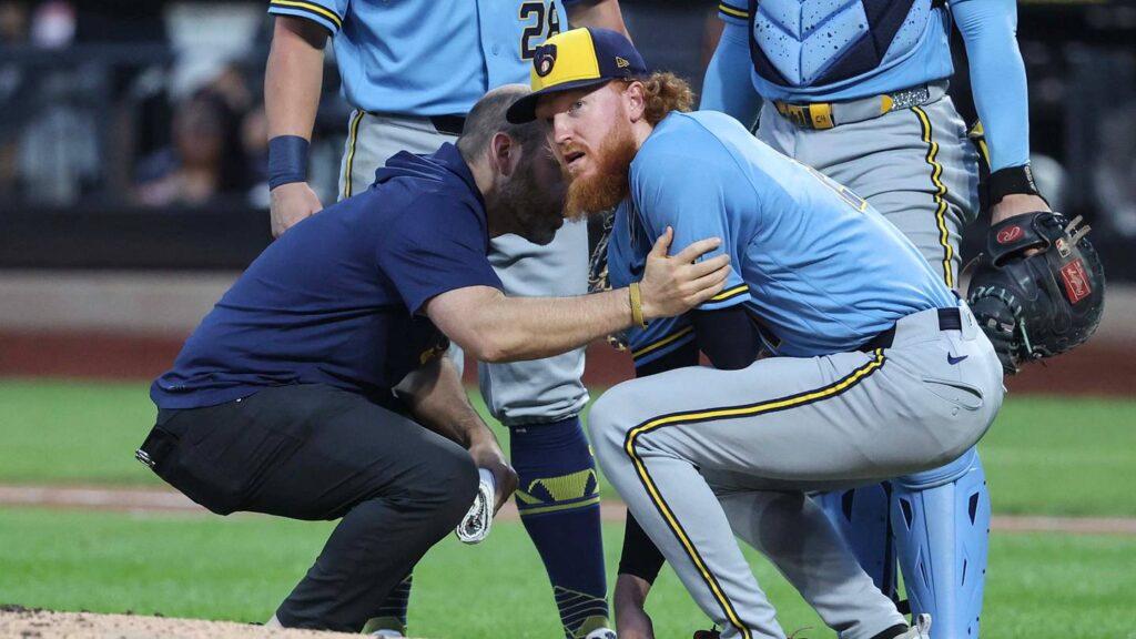 Dustin May Exits After 1 Pitch and Now Brewers Wait for More - Sports Illustrated