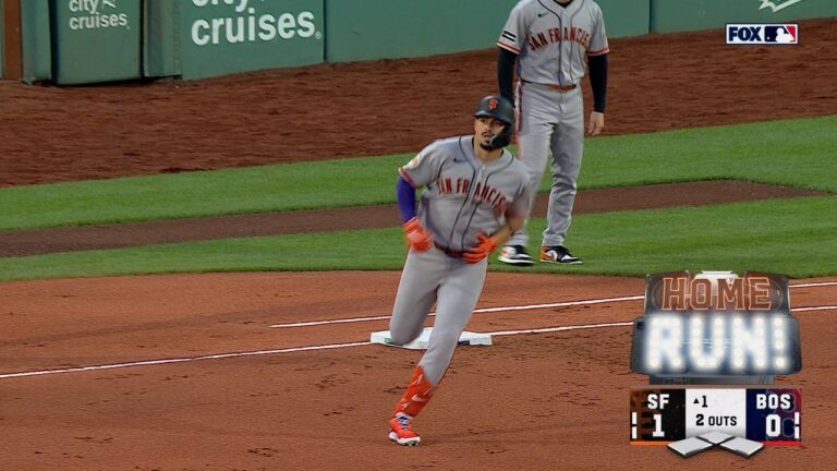 Willy Adames hits solo home run, giving Giants lead over Red Sox - FOX Sports