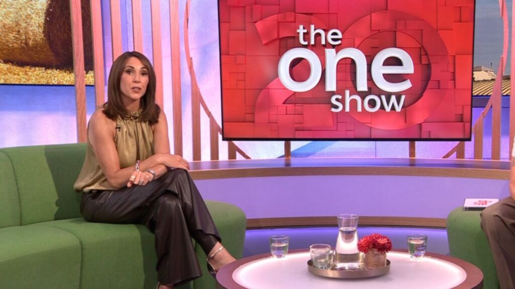 The One Show's Alex Jones jokes 'I won't make it' after slip up - Wales Online