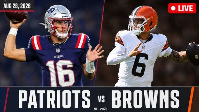 LIVEUpdates! New England Patriots vs Cleveland Browns Live Free NFL Preseason Game Week 4 ON TV - Powell River Peak