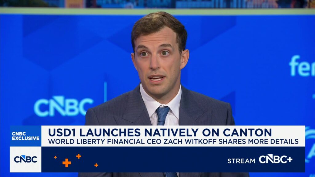 Watch CNBC's full interview with World Liberty Financial co-founder and CEO Zach Witkoff - CNBC