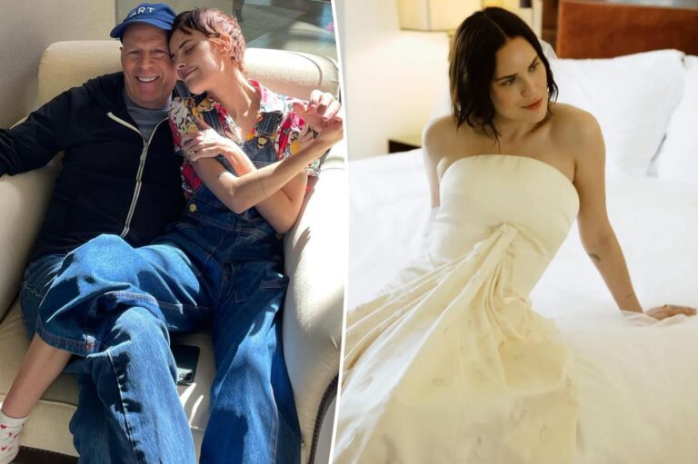 Bruce Willis celebrates daughter Tallulah’s wedding to Justin Acee in sweet photo as he battles dementia - Page Six