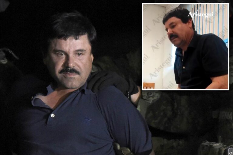 New footage of El Chapo’s first hours in captivity reveals notorious drug lord insisting his cartel would not rescue him out of prison - New York Post