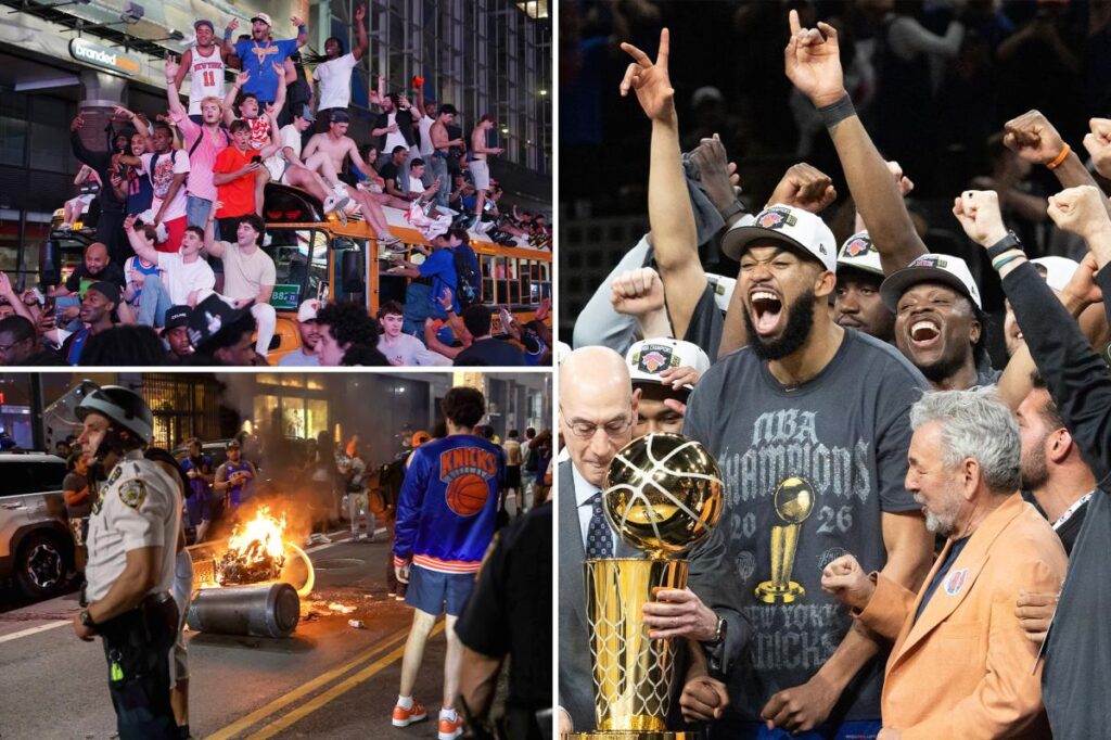 Assaults bounced up 31% during Knicks NBA Finals games: study - New York Post