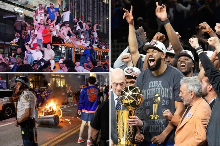 Assaults bounced up 31% during Knicks NBA Finals games: study - New York Post