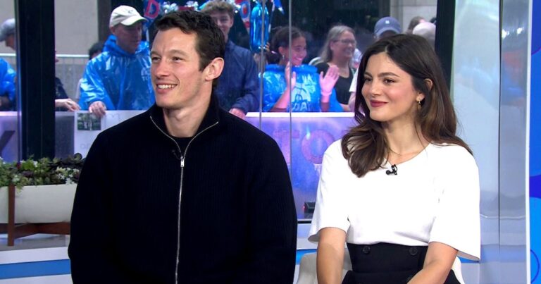 Callum Turner and Monica Barbaro Talk ‘One Night Only’ - TODAY.com