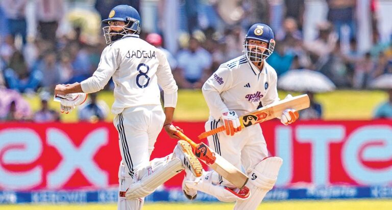 India tighten grip on first Test - Ahmedabad Mirror