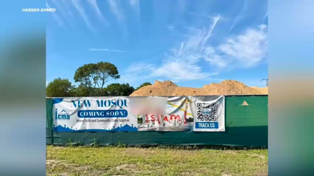 Suffolk County Executive Ed Romaine vows accountability after mosque construction site vandalism - ABC7 New York