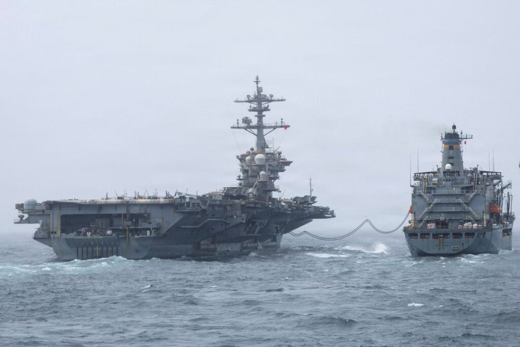 The USS Lincoln is en route back to San Diego after over 270 days at sea - The Independent