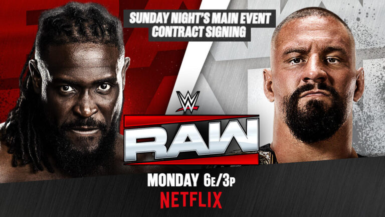 Raw preview, Aug. 24, 2026: Oba Femi and Bron Breakker to take part in a Sunday Night's Main Event Contract Signing - WWE