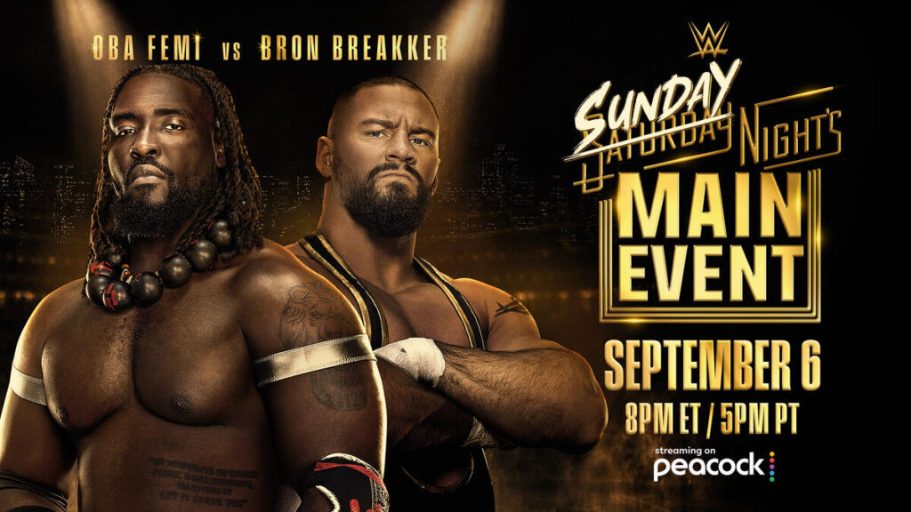 Oba Femi vs. Bron Breakker - WWE