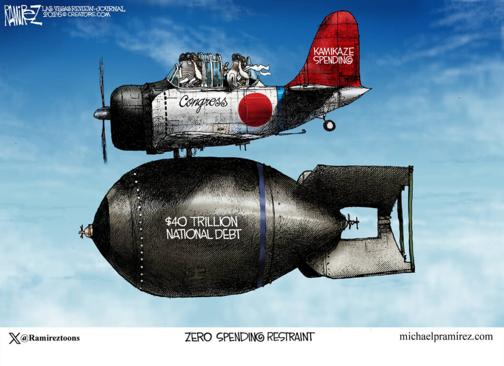 CARTOON: The time bomb | Michael Ramirez | Opinion - Las Vegas Review-Journal