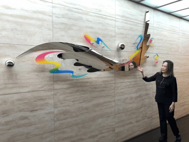 Impy Pilapil’s ‘Flight’ sculpture lands at the Singapore Embassy - Tatler Asia