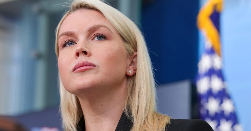 Karoline Leavitt to depart White House at end of month - MS NOW