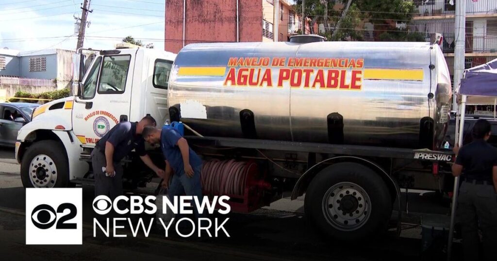 Historic water crisis unfolding in Puerto Rico - CBS News