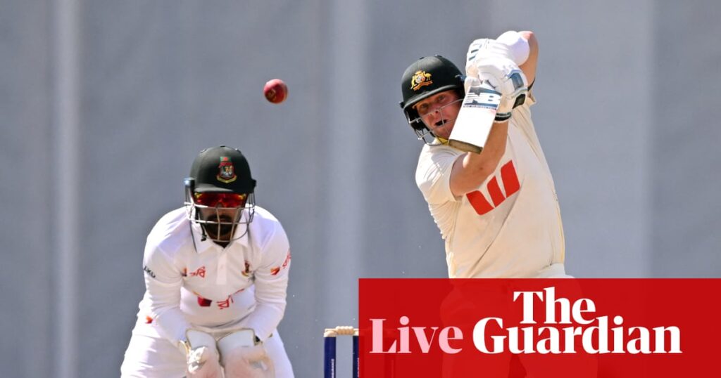 Australia v Bangladesh: first men’s Test, day three – live - The Guardian