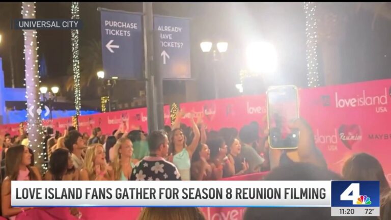Love Island fans gather for Season 8 reunion filming - NBC Los Angeles