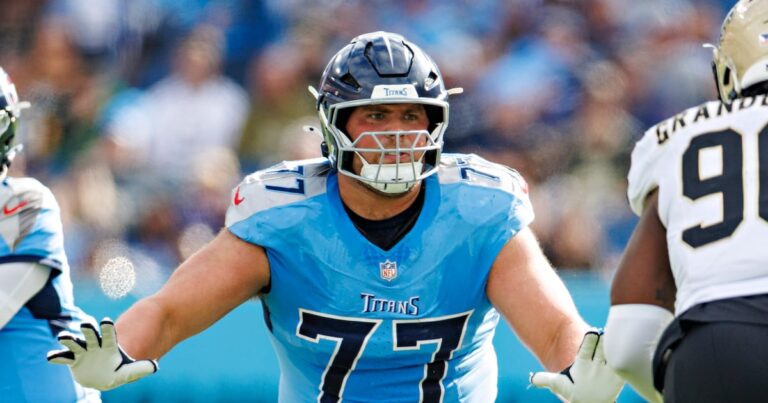 Report: Extension makes Tennessee Titans' Peter Skoronski top-paid guard - TSN