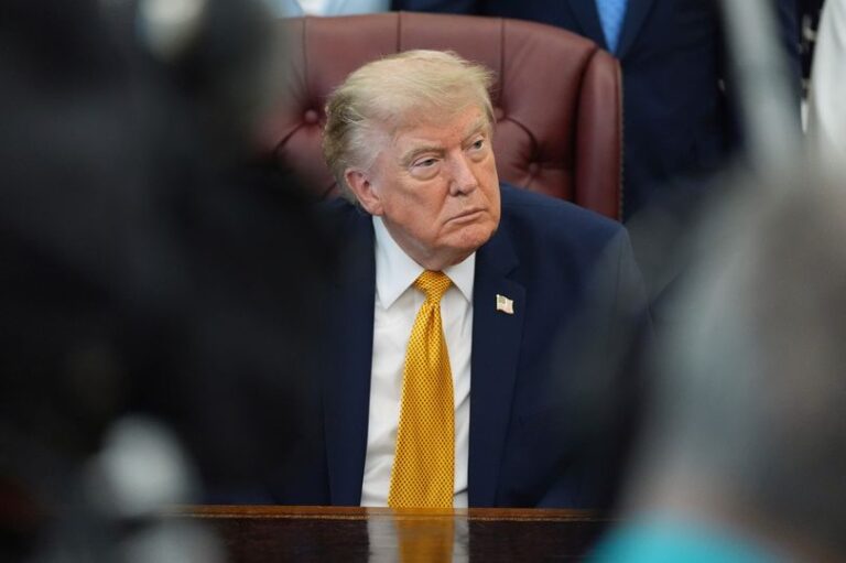 Unhinged Trump accuses Jeanine Pirro of 'choking' as DoJ says Reflecting Pool 'botched' - AOL.com