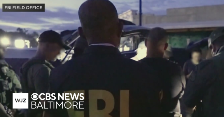 FBI announces more than 100 arrests in Maryland and Delaware - CBS News