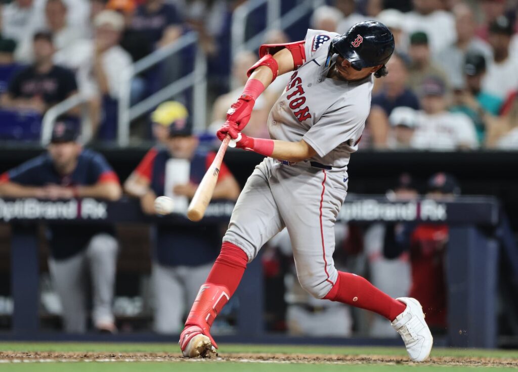 Bottom of Red Sox lineup delivers a series-opening win over the Marlins - The Boston Globe