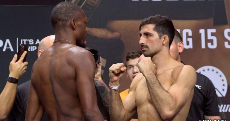 Jalin Turner vs. Kaue Fernandes, UFC 330 ceremonial weigh-ins faceoff - The Lufkin Daily News