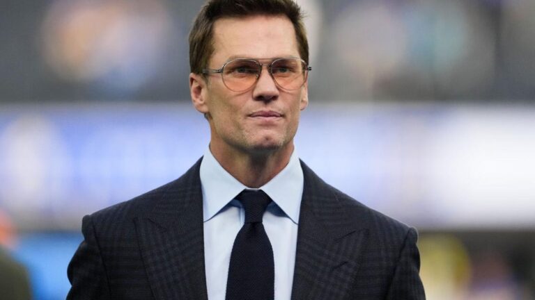 Fox broadcaster Tom Brady is seen prior to the game between the Detroit Lions and the Los Angeles Rams at SoFi Stadium. - Arizona Daily Star