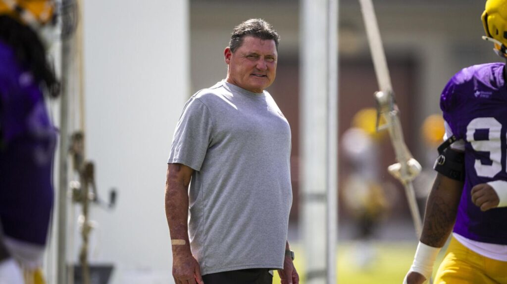 Ed Orgeron is back at LSU. Here’s what his boisterous personality has meant for the Tigers. - NOLA.com