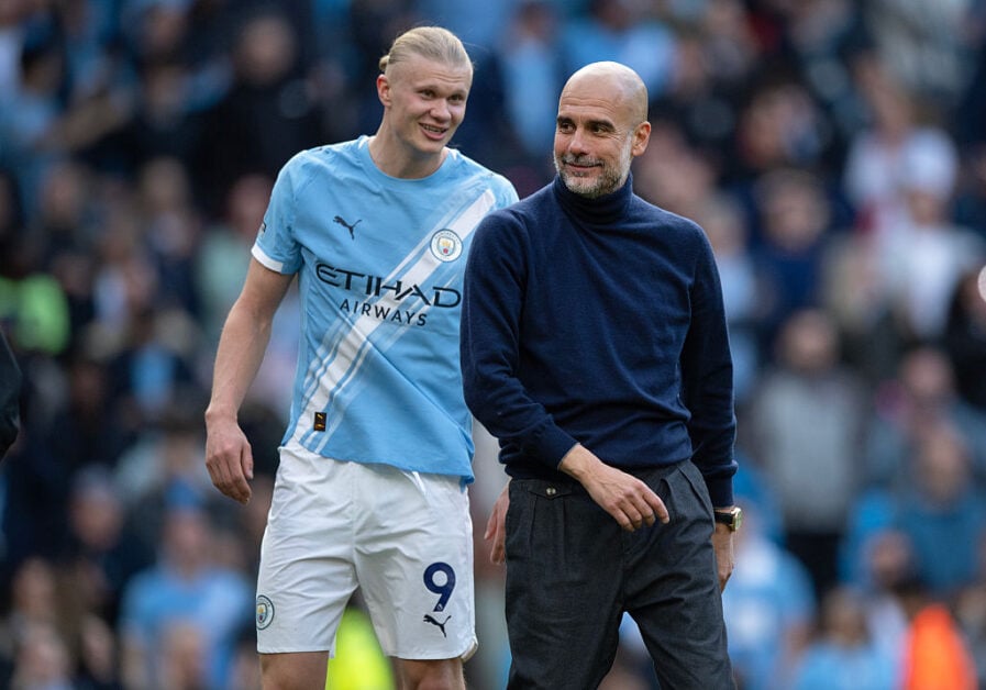 Erling Haaland leaves Pep Guardiola stunned with wild new haircut ahead of Manchester City vs Bournemouth - SPORF