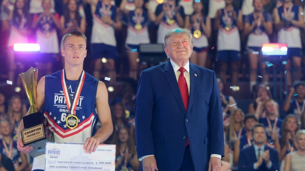 GALLERY: President Trump appears at the Patriot Games in Ohio - KCBY