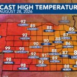 Above average temperatures return today and continue through the weekend - KOLN | Nebraska Local News, Weather, Sports | Lincoln, NE