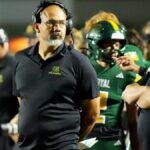 California high school football coach fired after kicking football at player - USA Today