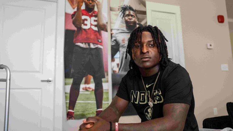 Ethan Pritchard walks, leads FSU football onto the field - Tallahassee Democrat