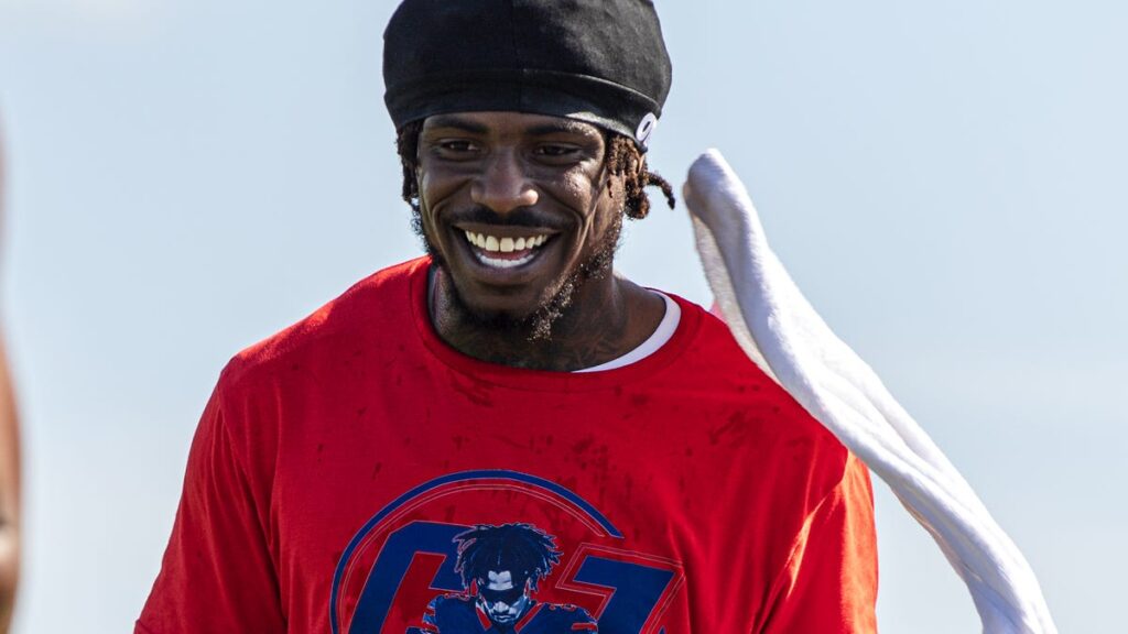 Bills safety CJ Gardner-Johnson carted off field at training camp - Democrat and Chronicle