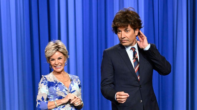 QVC host joins Jimmy Fallon to explain viral wig slip-up - USA Today