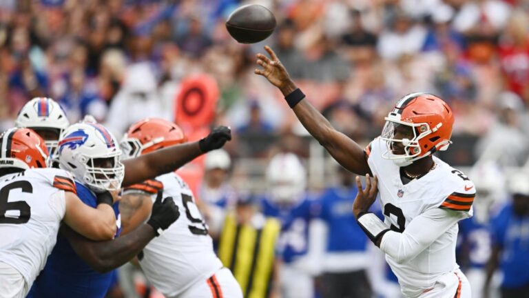 Browns vs. Bills live updates: Shedeur Sanders intercepted by Damar Hamlin - USA Today
