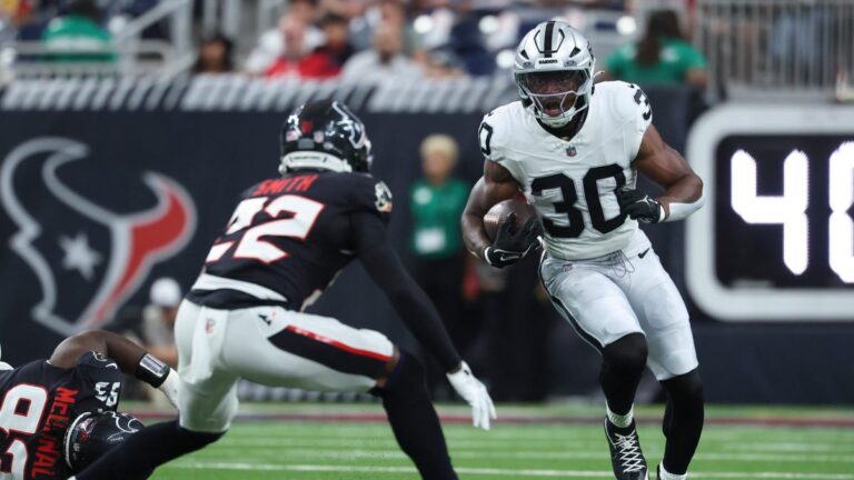 Ashton Jeanty's Raiders teammate is the perfect fantasy pickup after his practice injury - USA Today