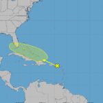 Hurricane center tracking 2 systems, including remnants of Tropical Storm Dolly - The Palm Beach Post