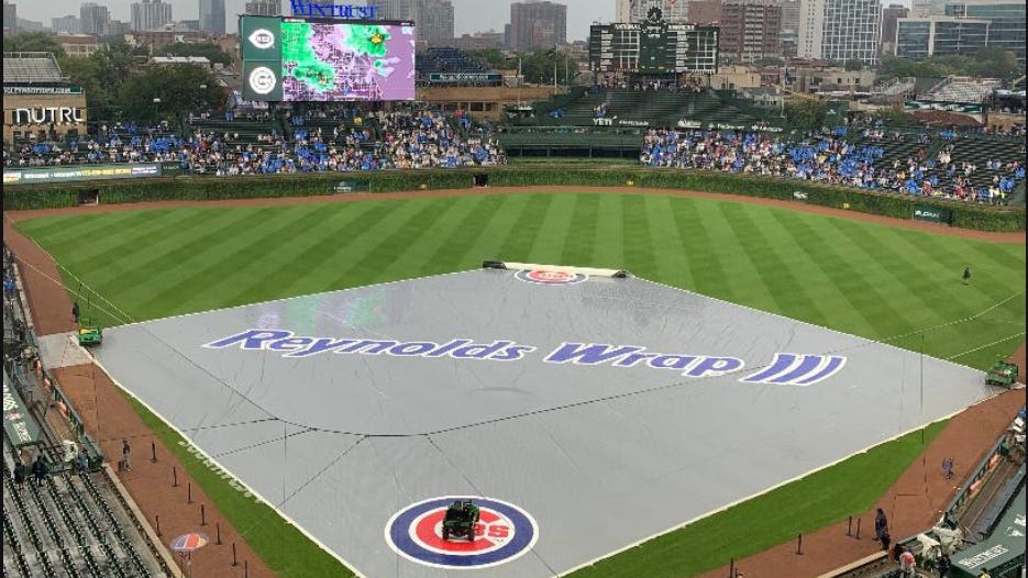 Cincinnati Reds-Chicago Cubs start delayed by rain at Wrigley Field - Cincinnati Enquirer