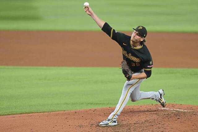 Braxton Ashcraft goes distance, Rafael Flores Jr. homers twice as Pirates pound Marlins - TribLIVE.com